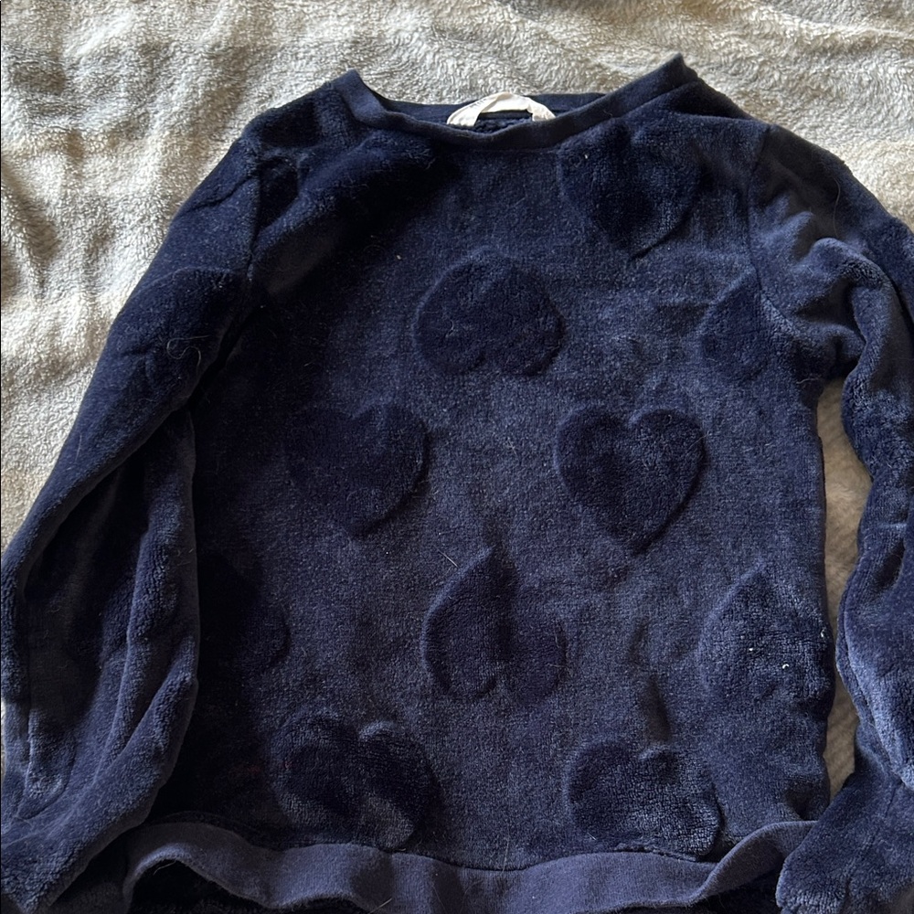 H&M Kids Navy Heart Sweater